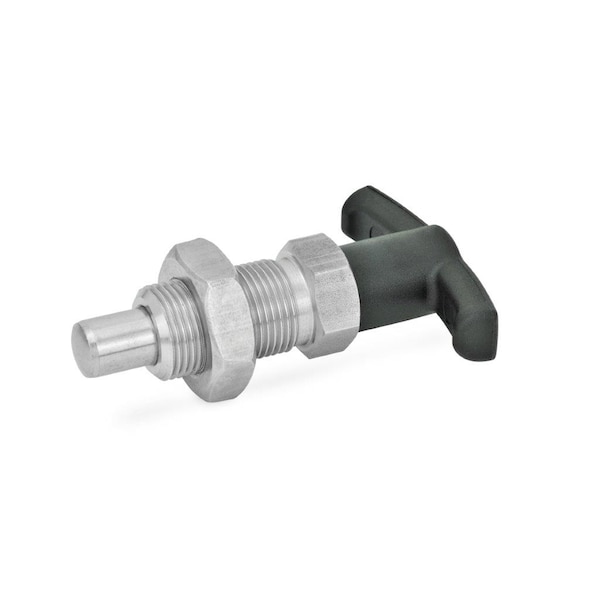 JW Winco GN817.4-12-15-M20X1.5-BK-NI Indexing Plunger